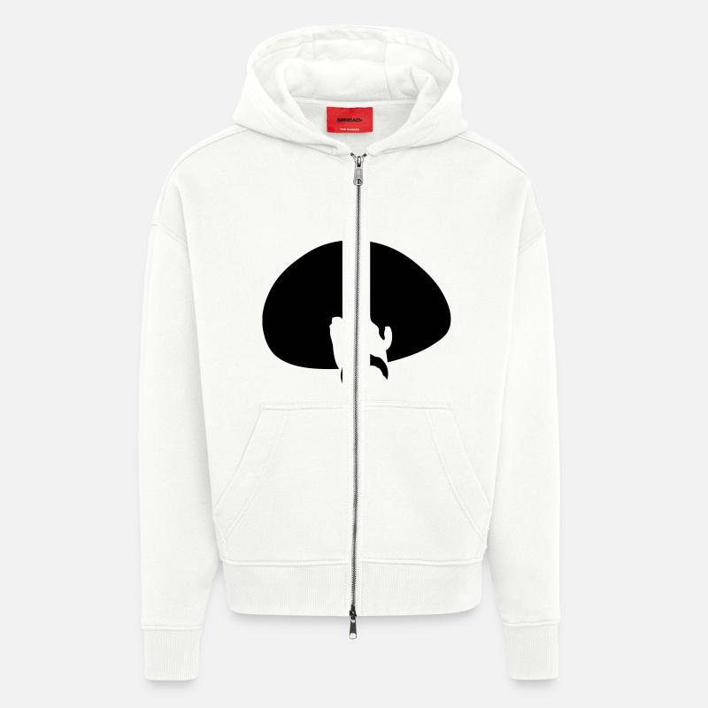 Mexikanischen Hut Schnurrbart mustache5 - Zip Hoodie - made by SPREAD - OFF WHITE