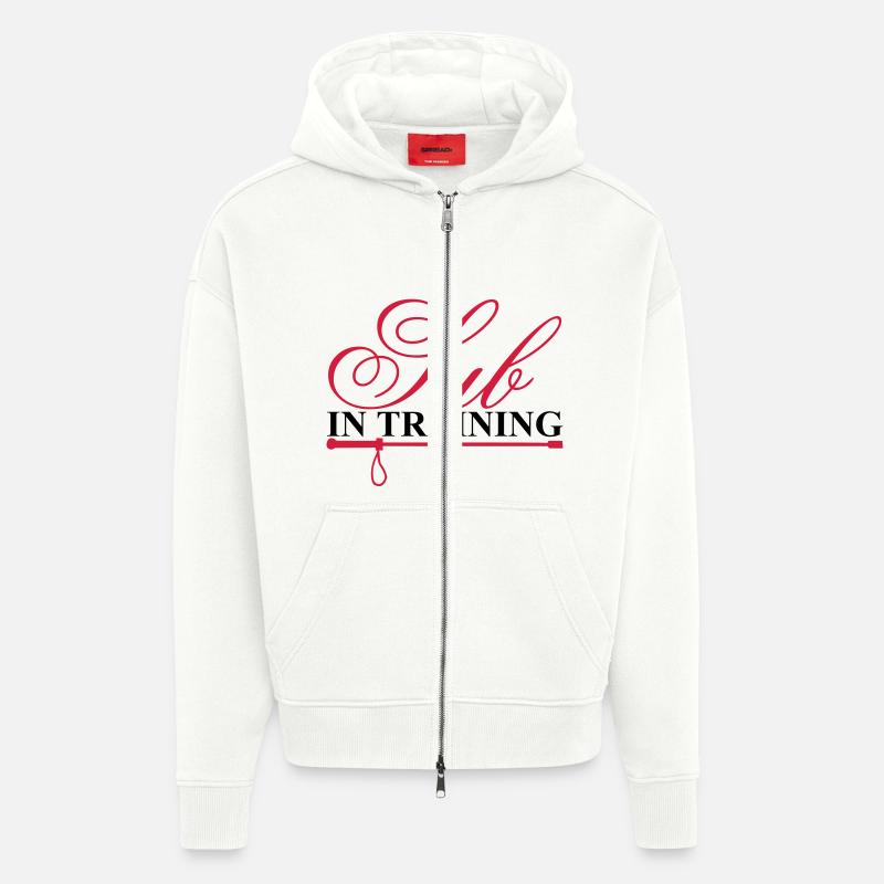 Sub in training - Zip Hoodie - made by SPREAD - OFF WHITE