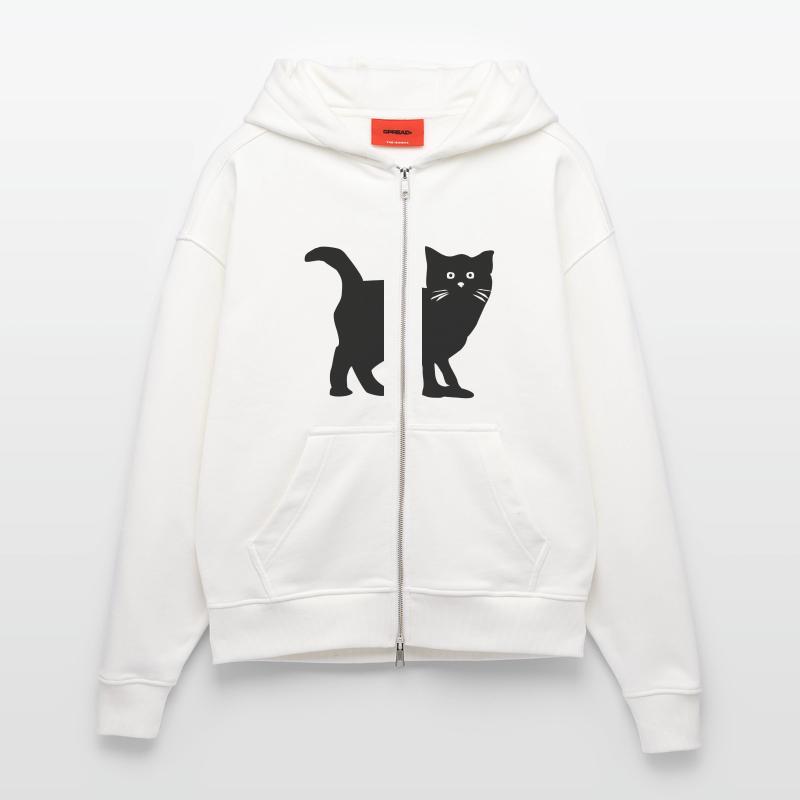 Katze Zip Hoodie - made by SPREAD