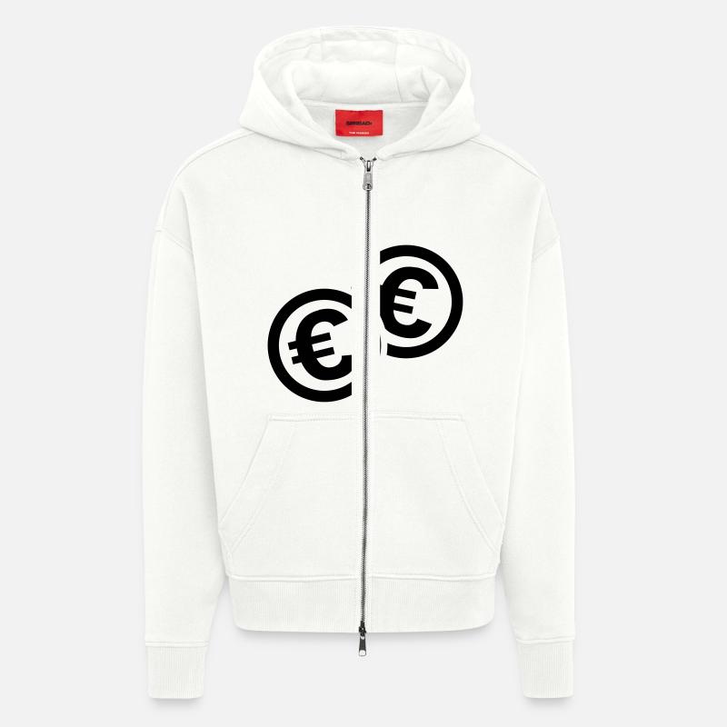 Geld - Zip Hoodie - made by SPREAD - OFF WHITE