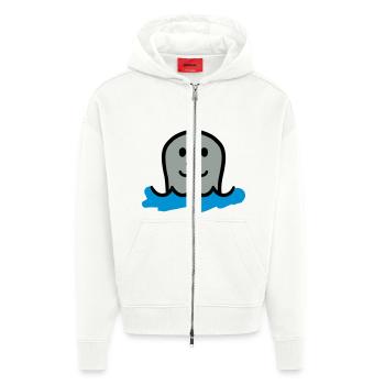 Robbe - Zip Hoodie - made by SPREAD - OFF WHITE - Vorne