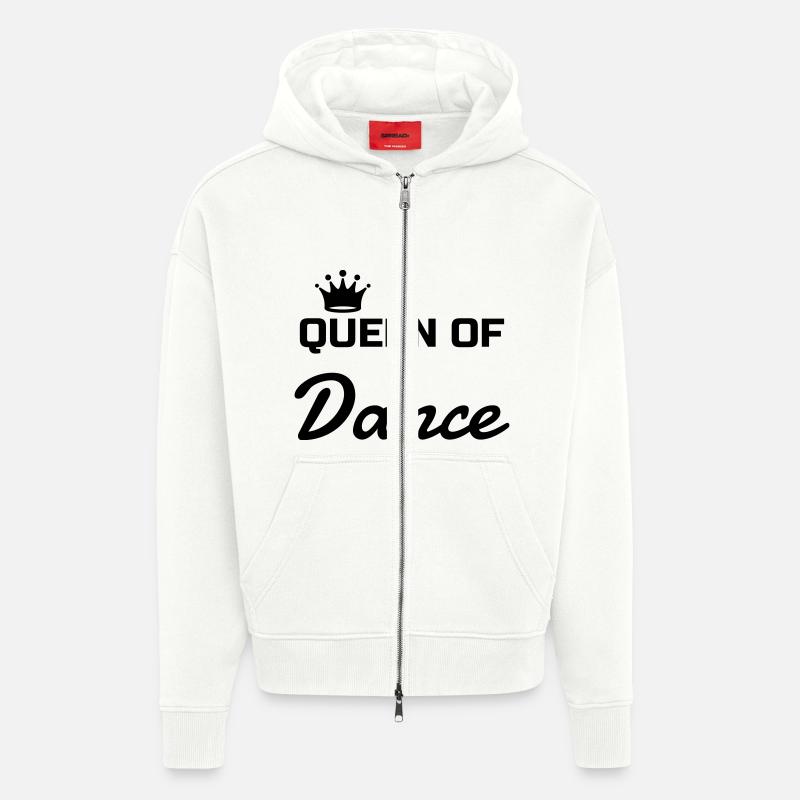 Danse Danseur Danseuse Ballet Opéra - Veste à capuche bio épaisse oversize fabriqué en UE - OFF WHITE