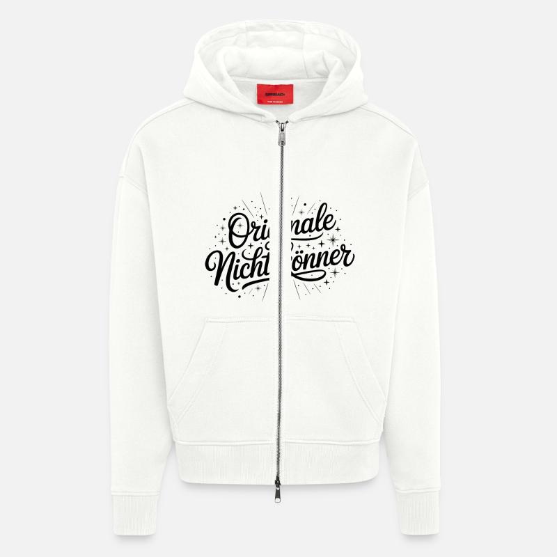 Originale Nichtskönner - Deutsche Memes - Zip Hoodie - made by SPREAD - OFF WHITE