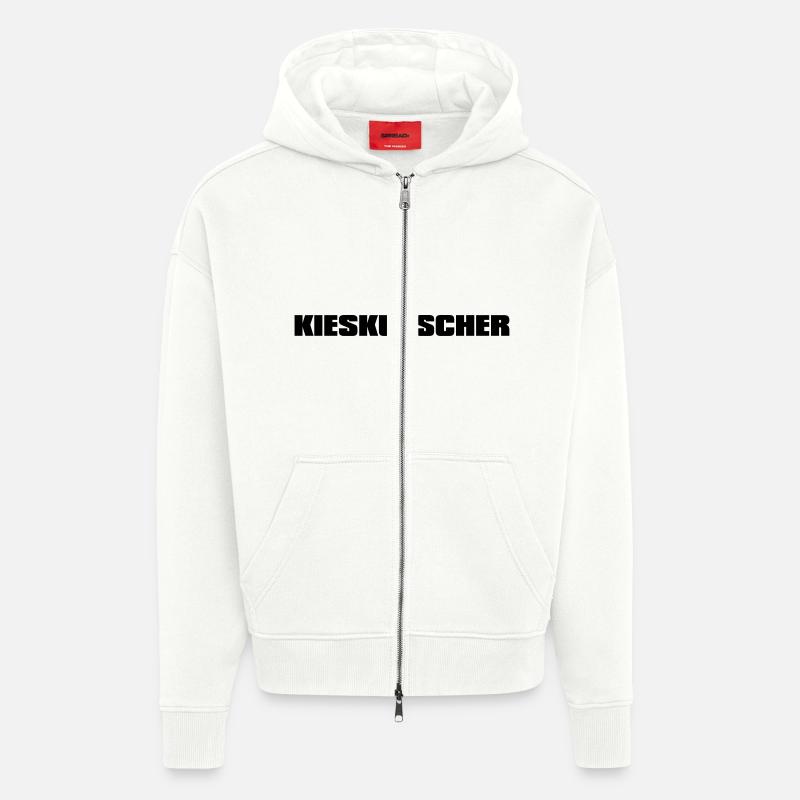 Kieskutscher, Kiesfahrer - Zip Hoodie - made by SPREAD - OFF WHITE