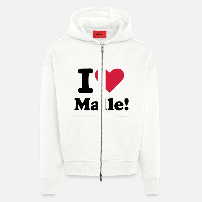 Mallorca - Zip Hoodie - made by SPREAD - OFF WHITE