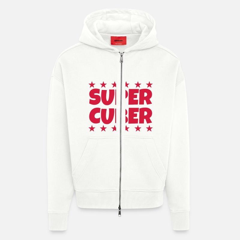 Cubing / Cube / Cuber / Speedcubing - Zip Hoodie - made by SPREAD - OFF WHITE