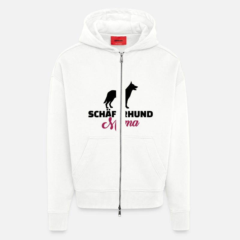 Schäferhund - Zip Hoodie - made by SPREAD - OFF WHITE