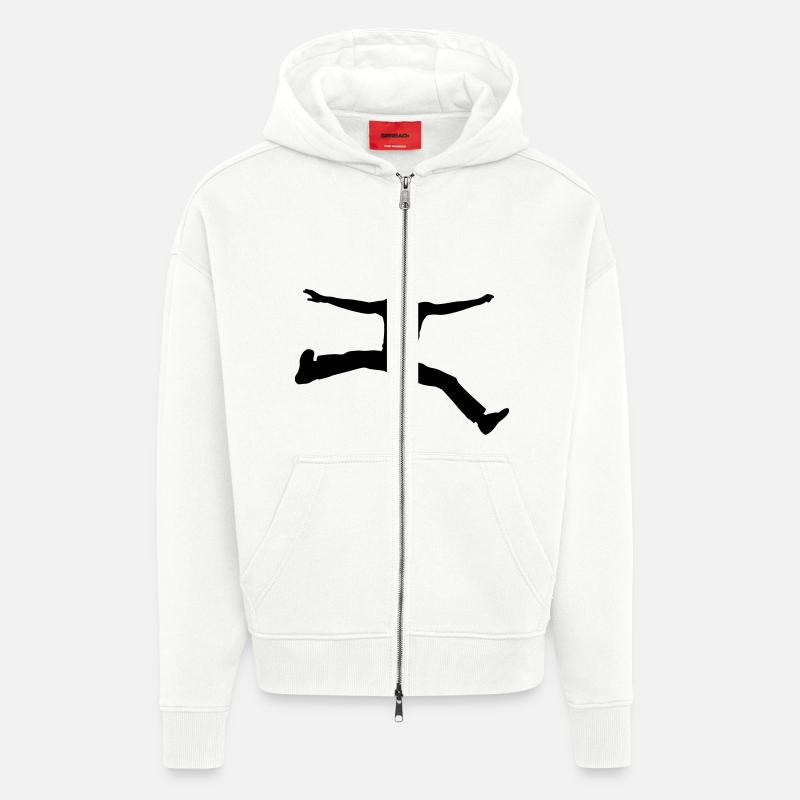 springendermannf1 - Zip Hoodie - made by SPREAD - OFF WHITE
