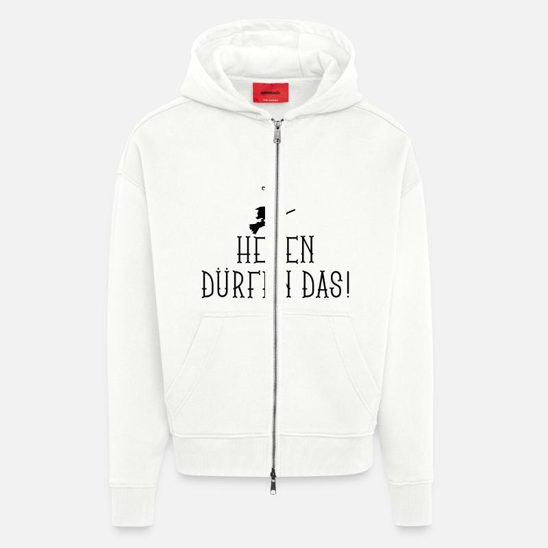 hexen_duerfen_das_12_2016_01_1c - Zip Hoodie - made by SPREAD - OFF WHITE