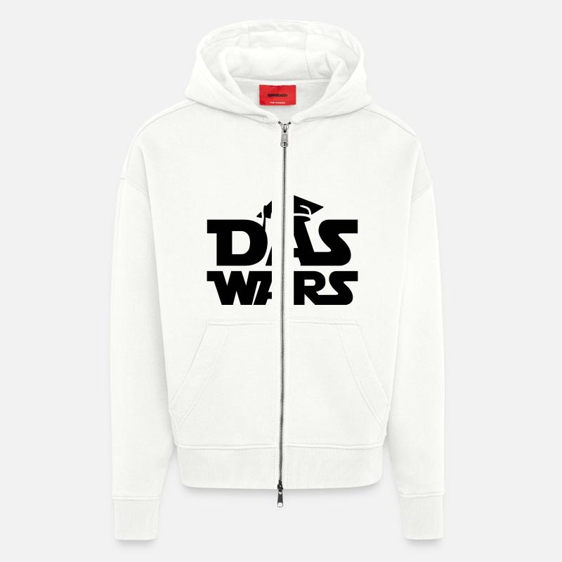 abi das wars - Zip Hoodie - made by SPREAD - OFF WHITE