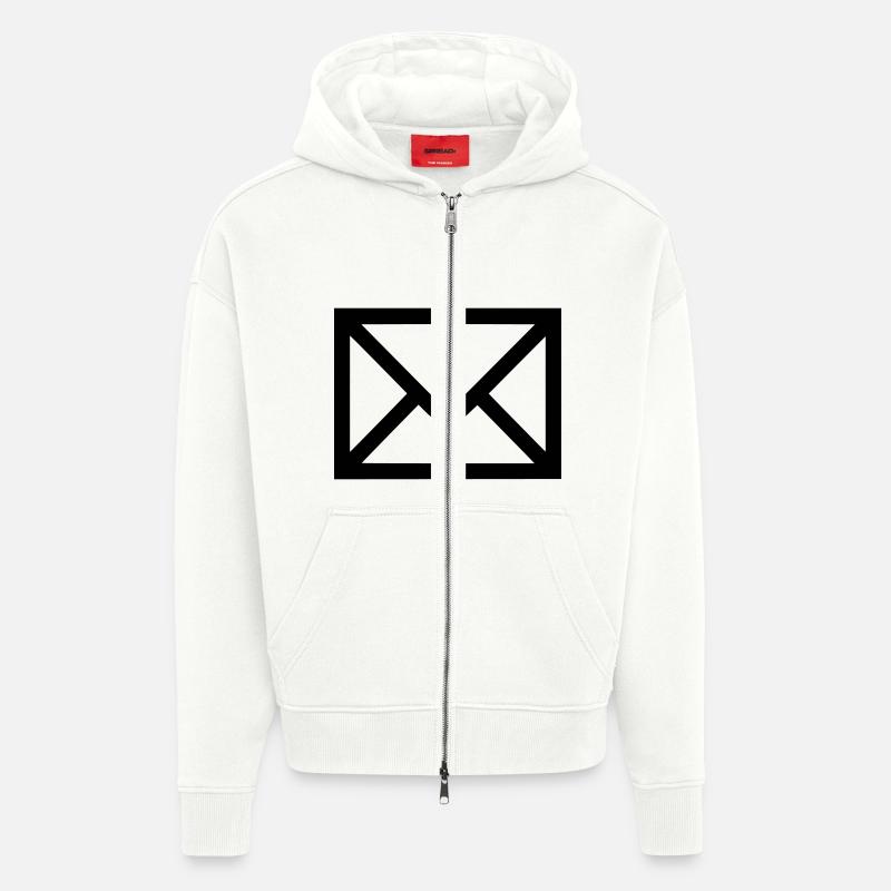 Brief - Post - Email - Zip Hoodie - made by SPREAD - OFF WHITE