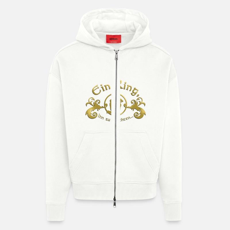 Ein Ring - Zip Hoodie - made by SPREAD - OFF WHITE