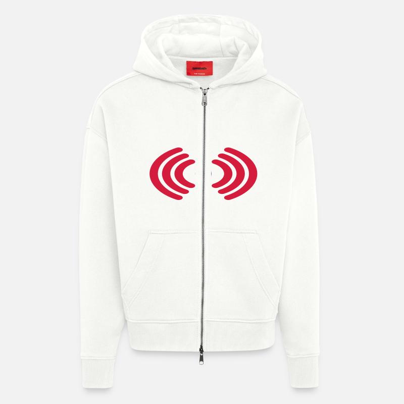Fernsehturm - Zip Hoodie - made by SPREAD - OFF WHITE