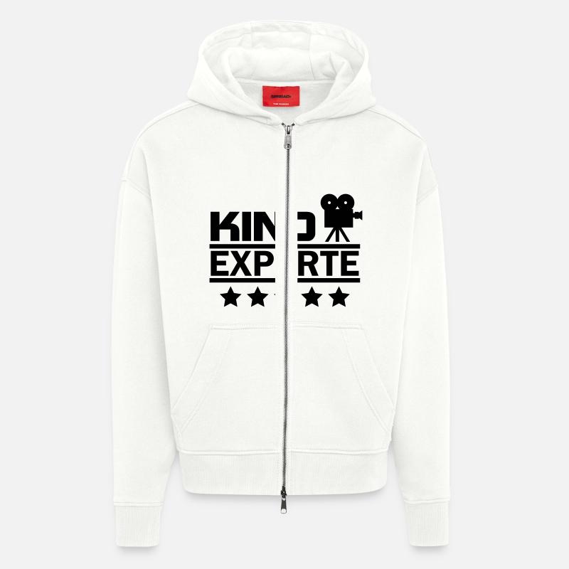 kino experte - Zip Hoodie - made by SPREAD - OFF WHITE