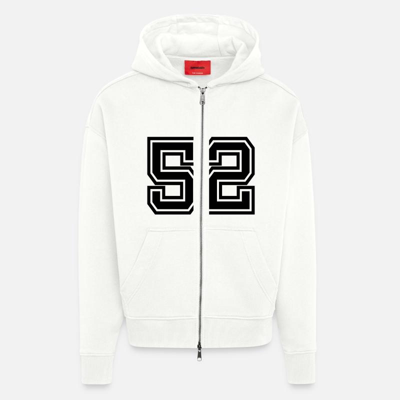 52 - Zip Hoodie - made by SPREAD - OFF WHITE