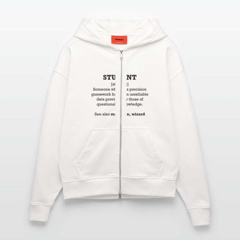 Student - wizard Zip Hoodie - made by SPREAD