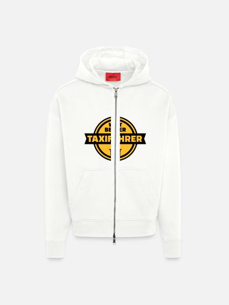 Taxifahrer - Zip Hoodie - made by SPREAD - OFF WHITE