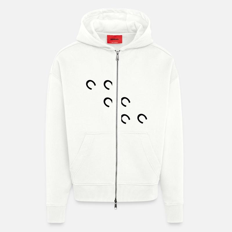 pferd - Zip Hoodie - made by SPREAD - OFF WHITE