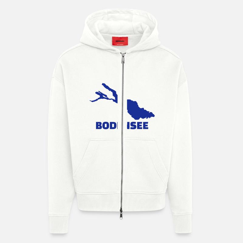 Bodensee - Zip Hoodie - made by SPREAD - OFF WHITE