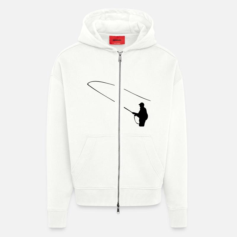 Angler - Zip Hoodie - made by SPREAD - OFF WHITE