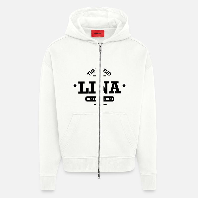 lina - Zip Hoodie - made by SPREAD - OFF WHITE