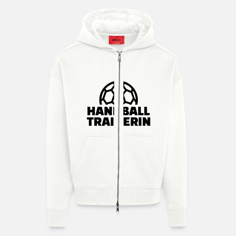 Handball - Zip Hoodie - made by SPREAD - OFF WHITE