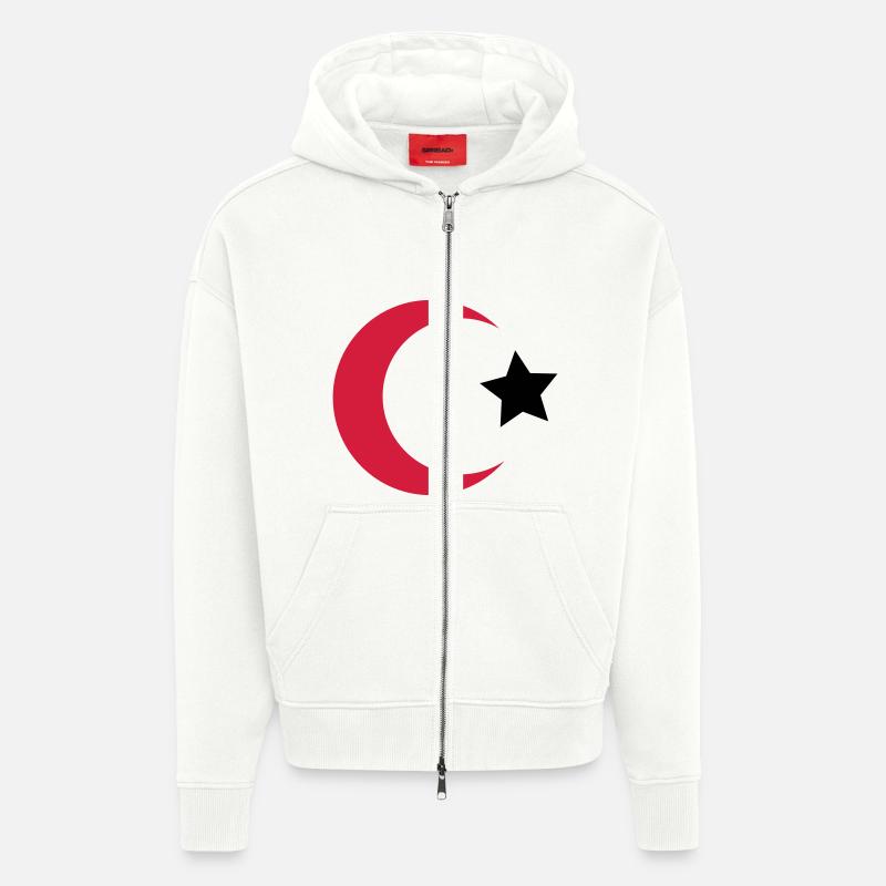 türkei - Zip Hoodie - made by SPREAD - OFF WHITE