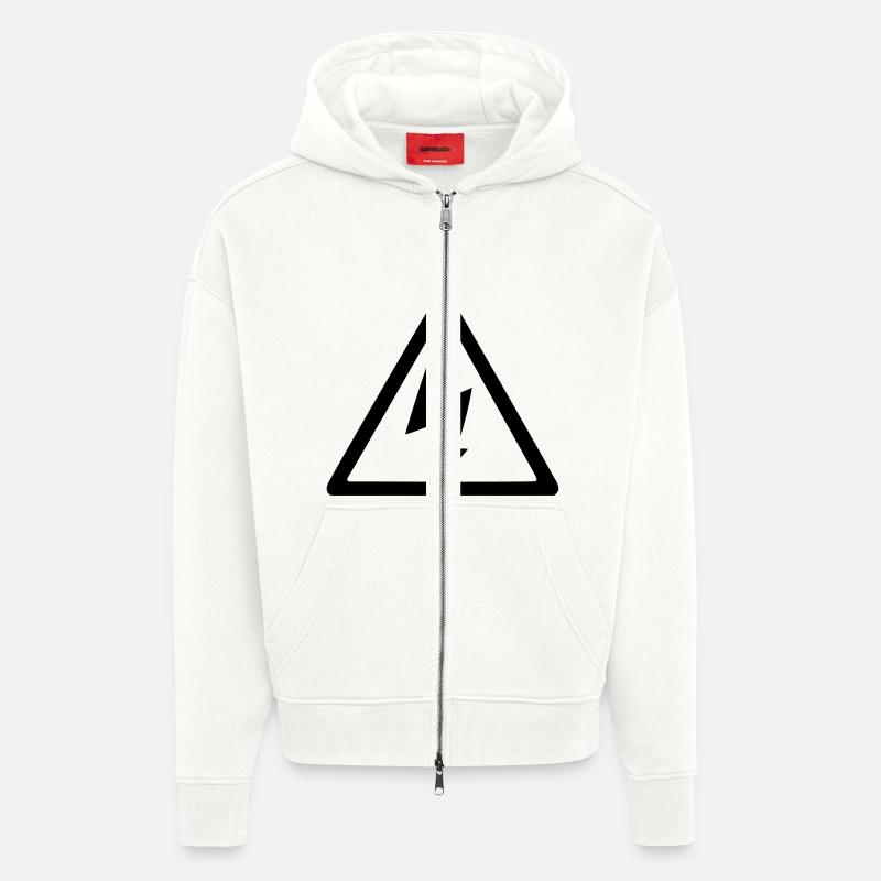 Blitz - Zip Hoodie - made by SPREAD - OFF WHITE