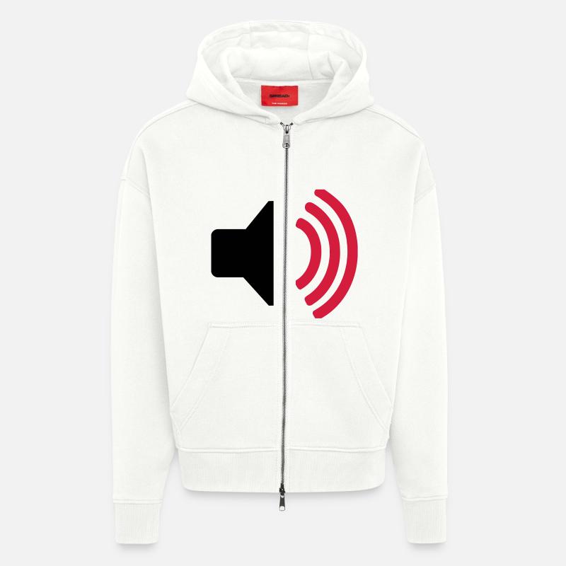 Musik - Zip Hoodie - made by SPREAD - OFF WHITE