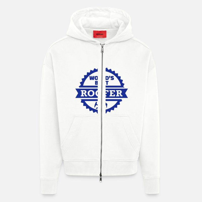 Dachdecker - Zip Hoodie - made by SPREAD - OFF WHITE