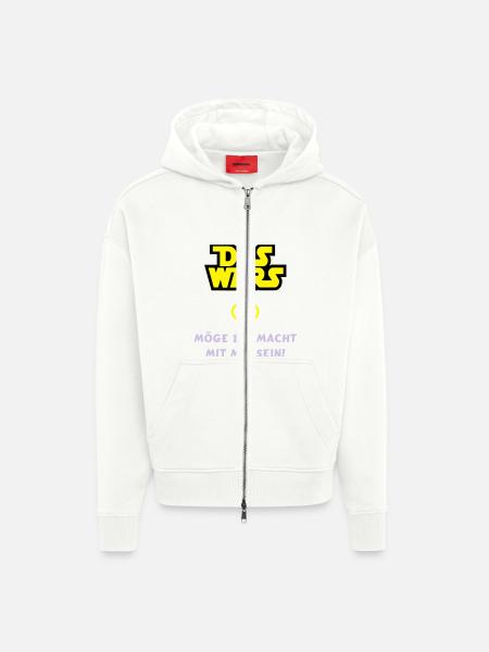 Das Wars - Zip Hoodie - made by SPREAD - OFF WHITE