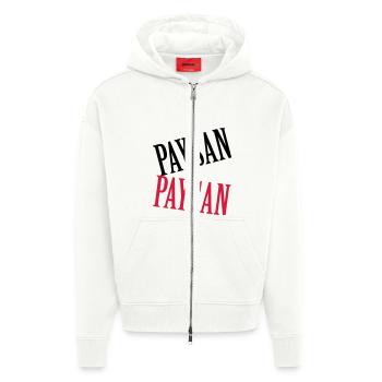 Paysan - Veste à capuche bio épaisse oversize fabriqué en UE - OFF WHITE - Devant