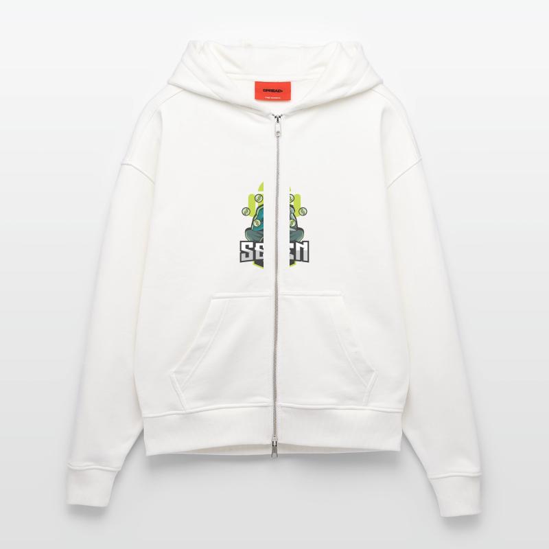 Android developer mode Zip Hoodie - made by SPREAD