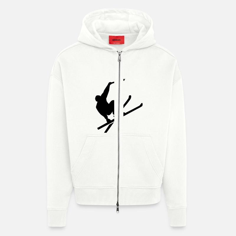 Ski - Zip Hoodie - made by SPREAD - OFF WHITE
