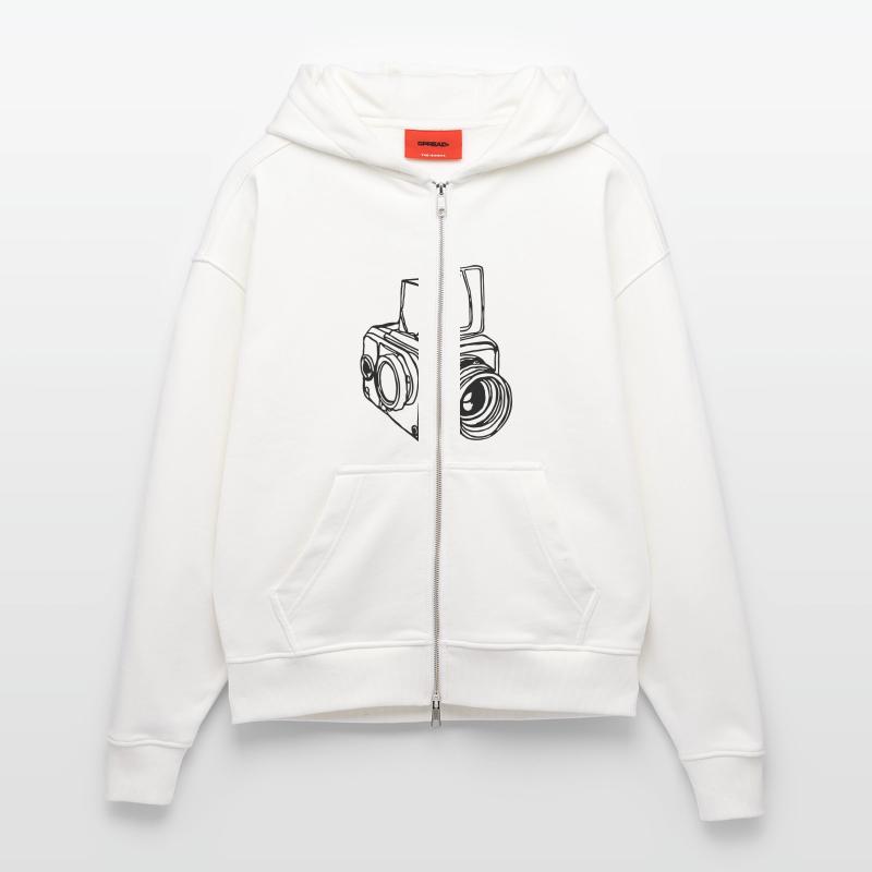 Fotokamera Zip Hoodie - made by SPREAD