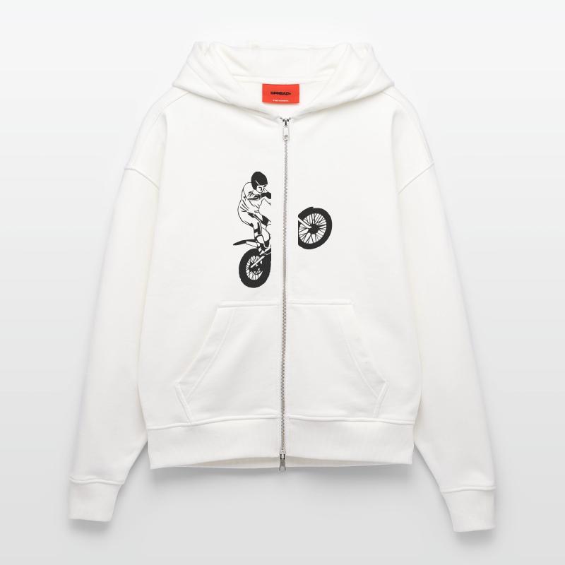 Trial Zip Hoodie - made by SPREAD