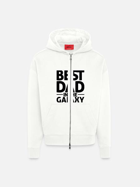 dad - Zip Hoodie - made by SPREAD - OFF WHITE