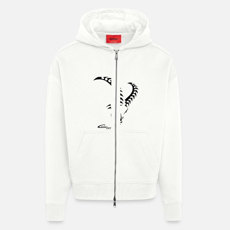 Sternzeichen Steinbock - Zip Hoodie - made by SPREAD - OFF WHITE