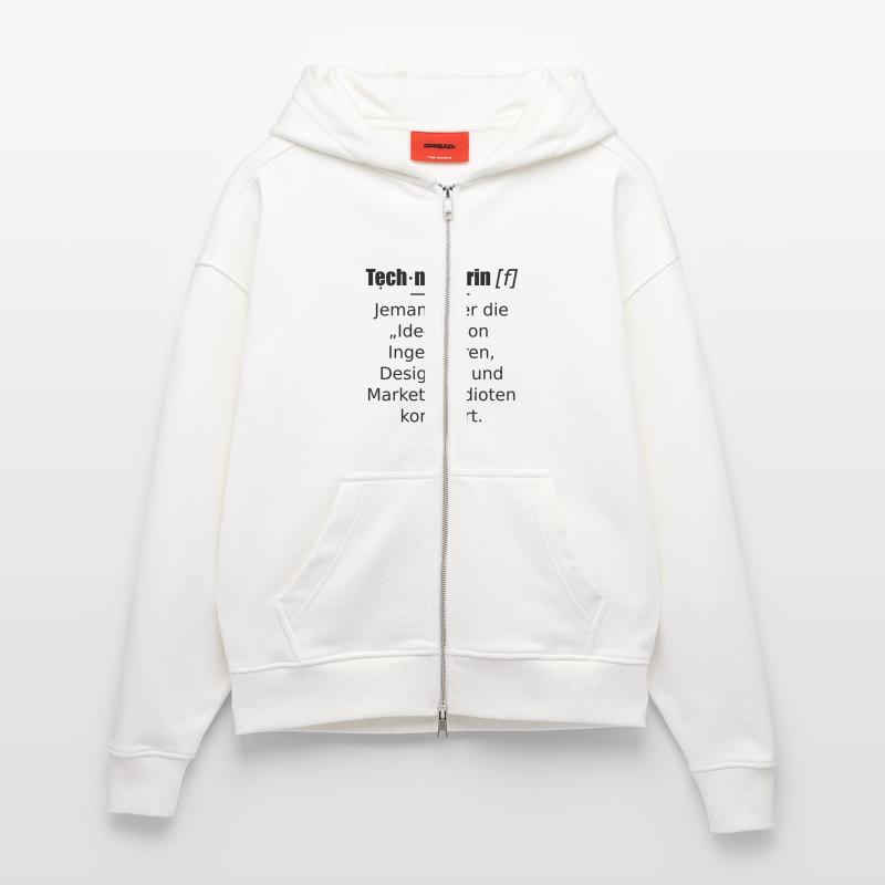 Technikerin Zip Hoodie - made by SPREAD