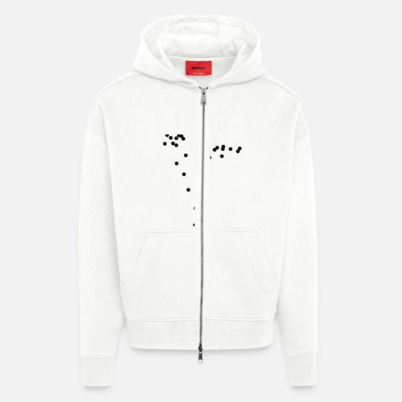 Spraypattern AK 47 CSGO - Zip Hoodie - made by SPREAD - OFF WHITE