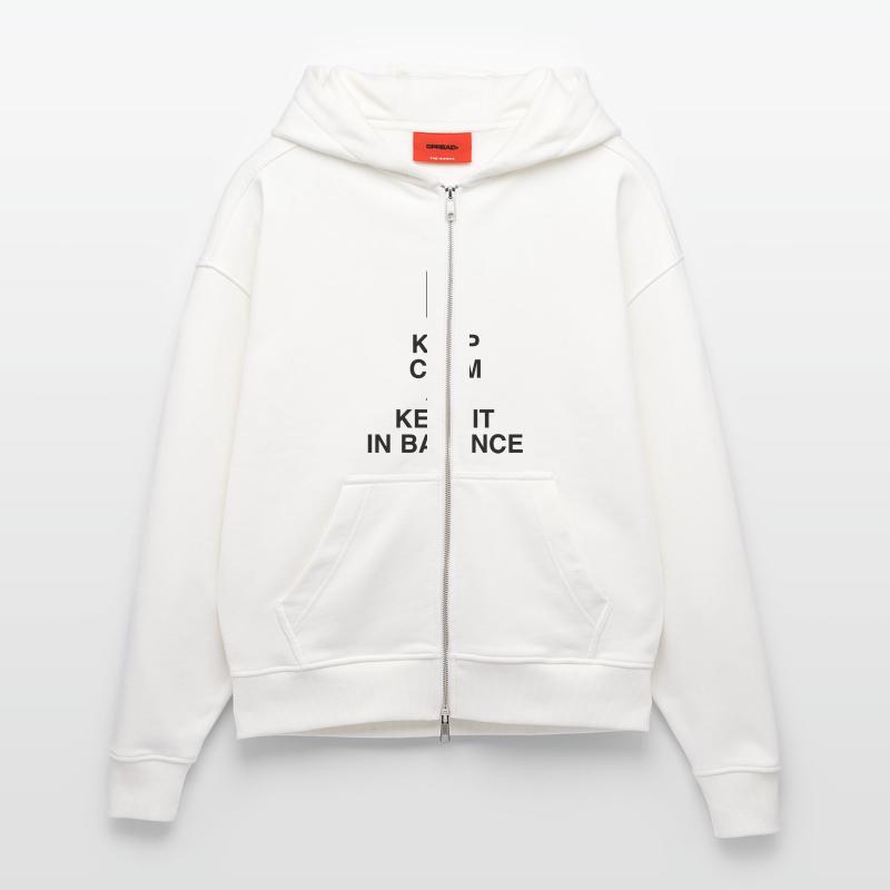 comptable / comptabilité / compter / chiffre Veste à capuche bio épaisse oversize fabriqué en UE