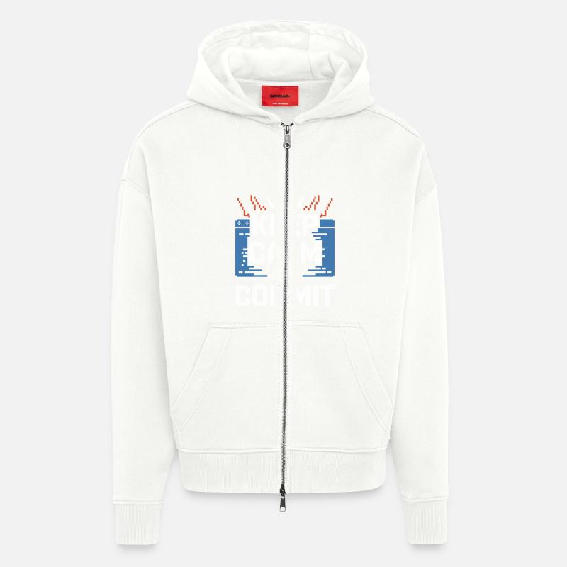 Coding Ninja Programmer Debugging Master - Zip Hoodie - made by SPREAD - OFF WHITE