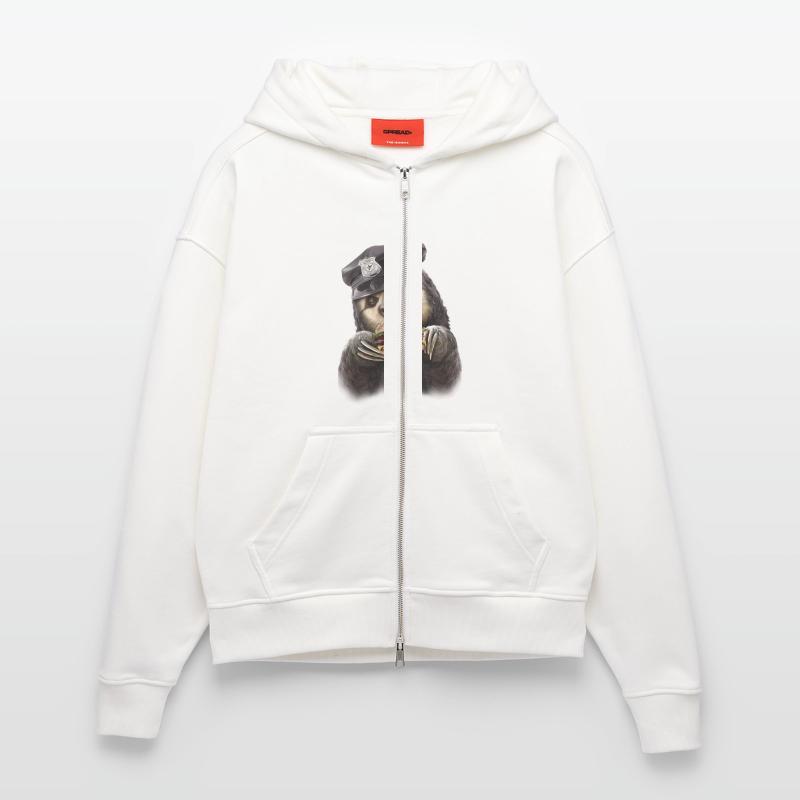 BURGER COP Zip Hoodie - made by SPREAD
