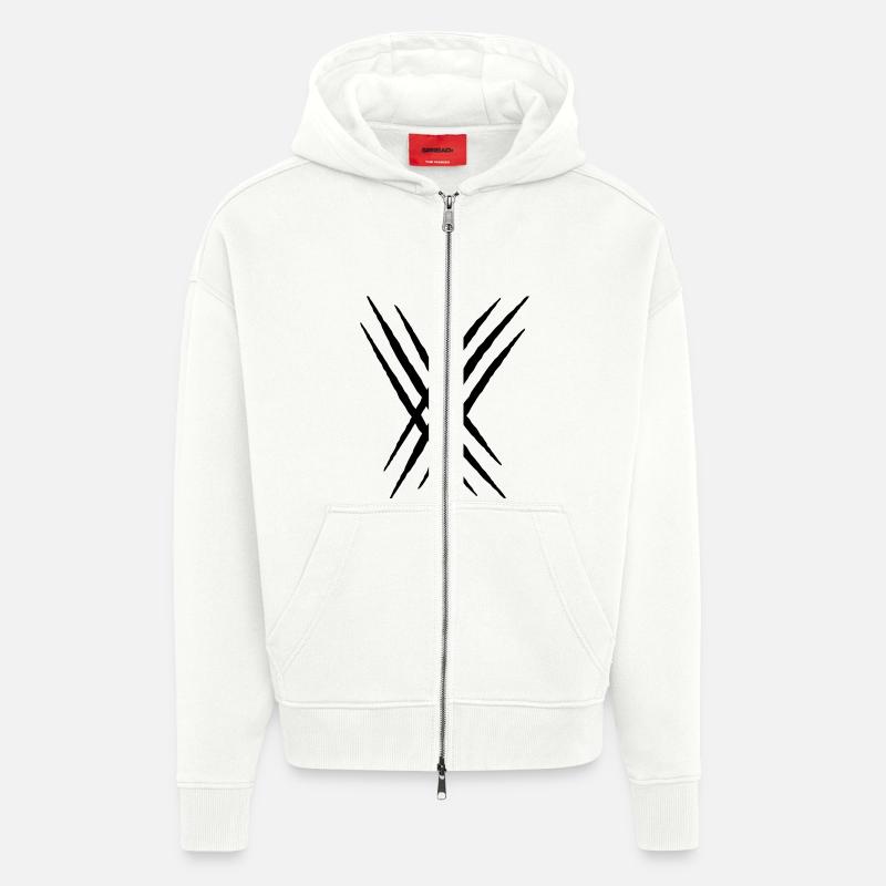 Kratzer - Zip Hoodie - made by SPREAD - OFF WHITE
