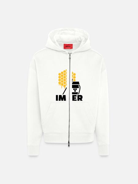 Imker - Zip Hoodie - made by SPREAD - OFF WHITE