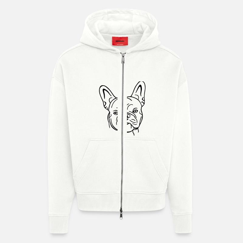 bully 1 - Zip Hoodie - made by SPREAD - OFF WHITE