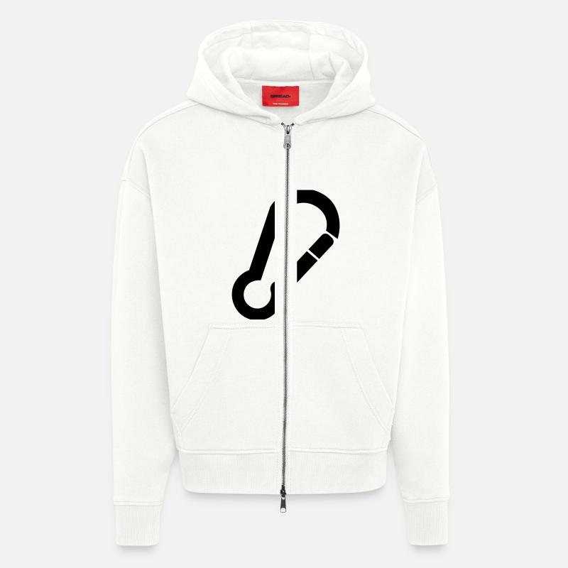 Klettern - Zip Hoodie - made by SPREAD - OFF WHITE