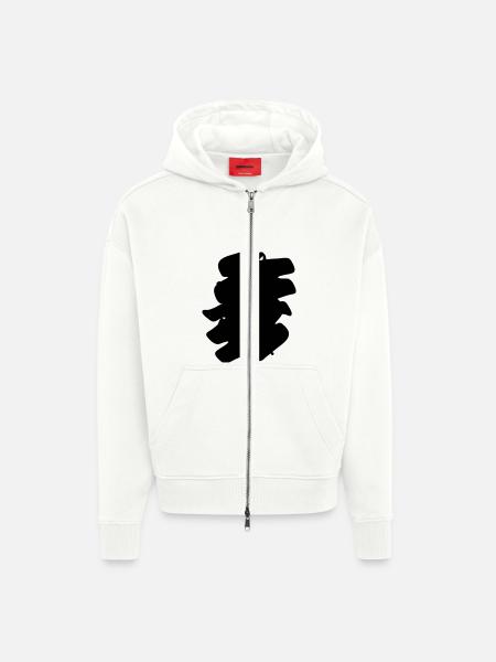 Vibe with me - Zip Hoodie - made by SPREAD - OFF WHITE