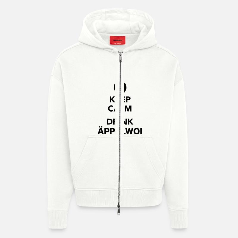 Äppelwoi - Zip Hoodie - made by SPREAD - OFF WHITE