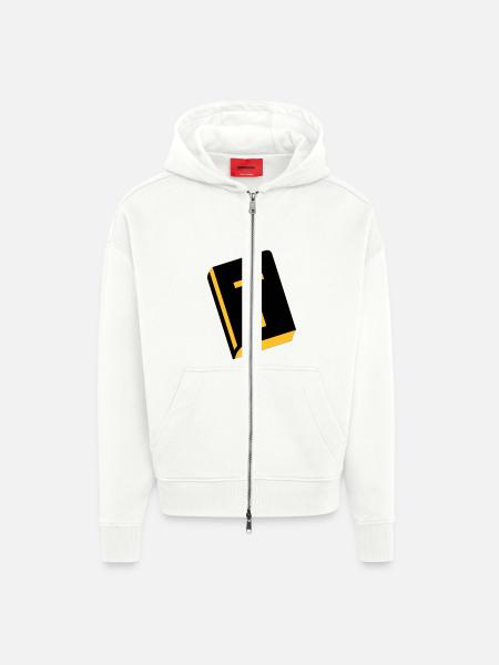 Bibel - Jesus - Zip Hoodie - made by SPREAD - OFF WHITE